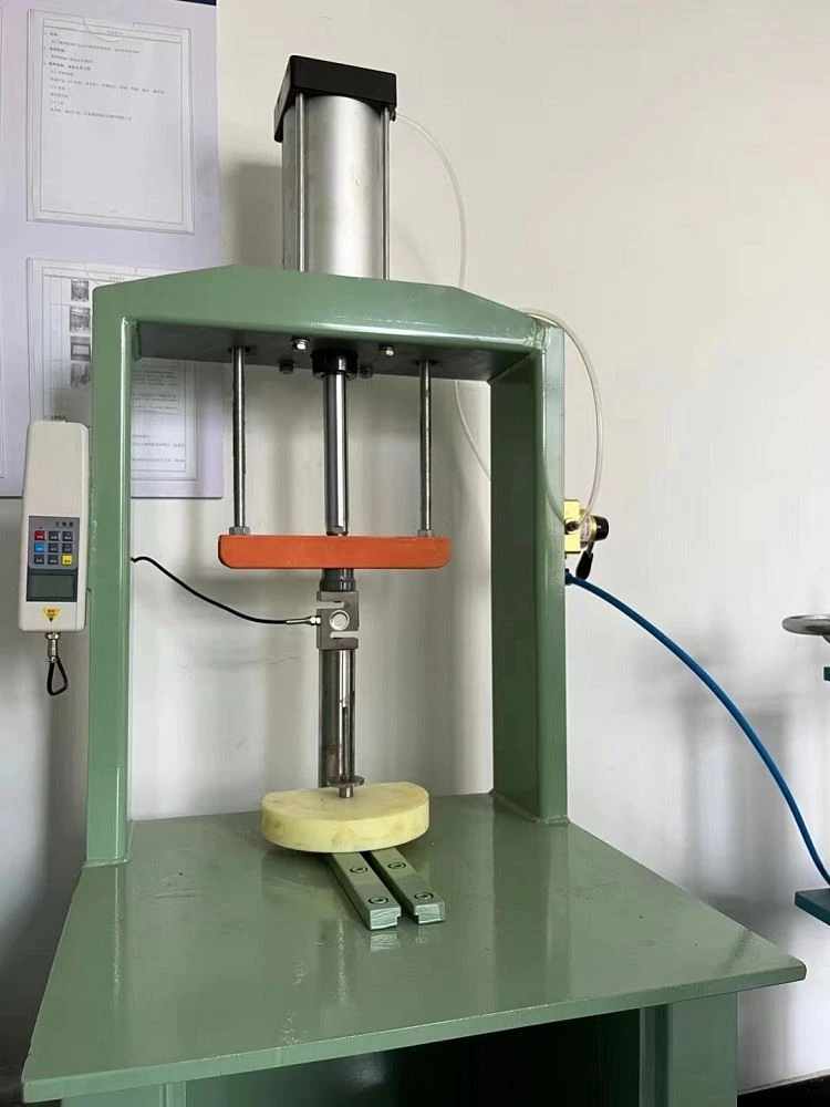 Bandkraal die testmachine losmaakt